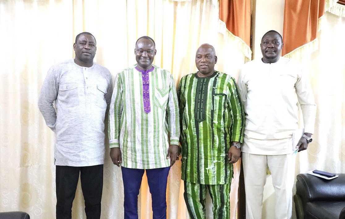 LE DIRECTEUR GENERAL DU FIE CHEZ LE NOUVEAU PRESIDENT DE LA DELEGATION SPECIALE DE L’ARRONDISSEMENT N°6 DE OUAGADOUGOU